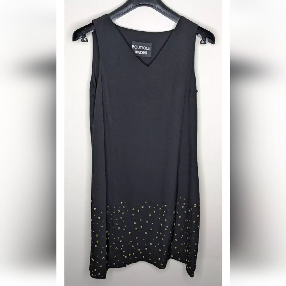 Boutique Moschino Cady Dress, Black, Women's 6 US (IT 40)